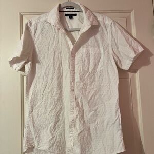Men’s Marc Anthony Casual White Button Down Shirt